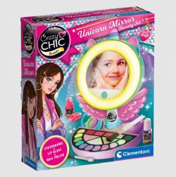 CLEMENTONI - CRAZY CHIC - ENSEMBLE DE BEAUTÉ MIROIR LICORNE